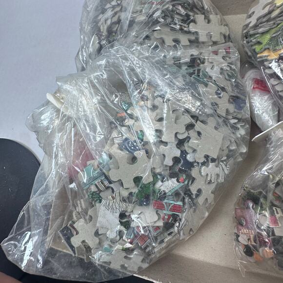 Vintage 1999 Hometown Collection 3-500 piece jigsaw puzzles - Picture 4 of 10